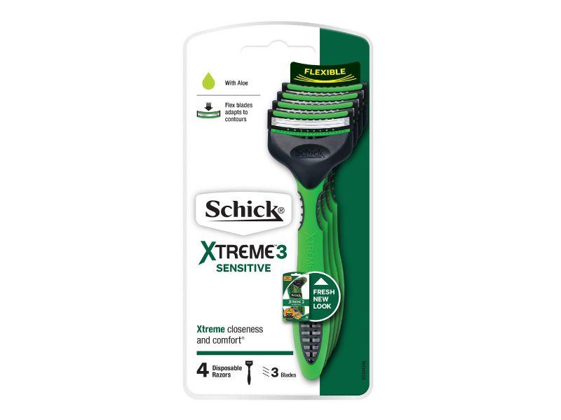 Dao cạo Schick Xtreme với lưỡi dao thép không gỉ