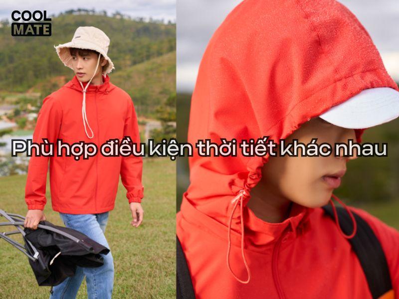 Áo khoác gió chống mưa tiện dụng