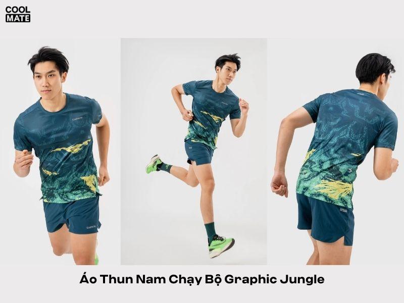 Nhờ vào các chi tiết phản quang, Graphic Jungle Coolmate giúp bạn an toàn hơn