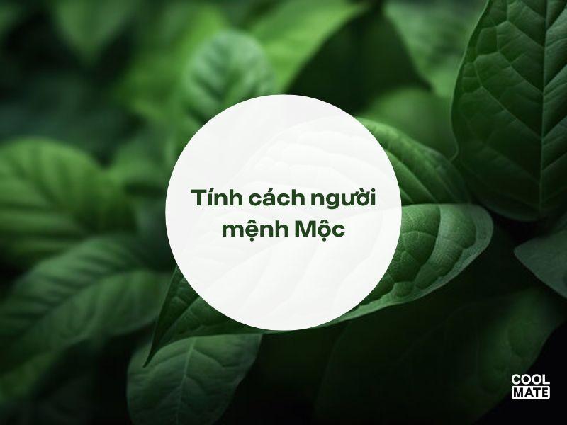 Tính cách người mệnh Mộc