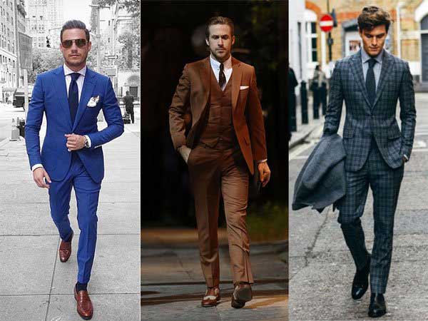 Phối giày Oxford với suit