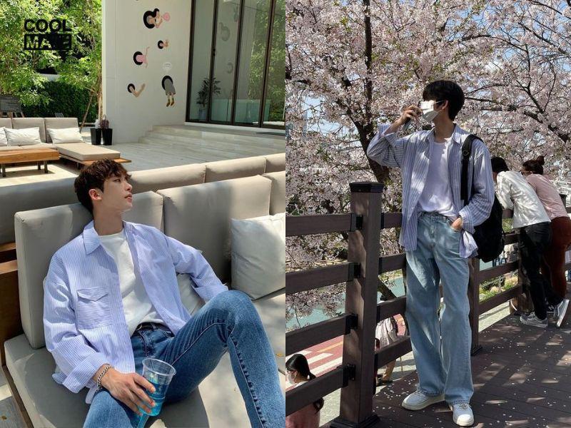 Bộ outfit này hướng đến là sự năng động, trẻ trung, phóng khoáng của tuổi trẻ