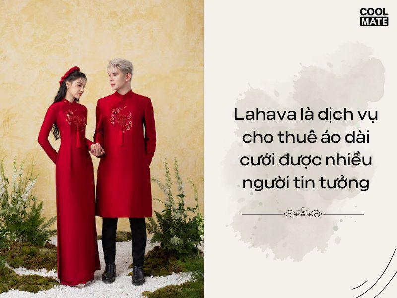 Áo dài cưới tại Lahava
