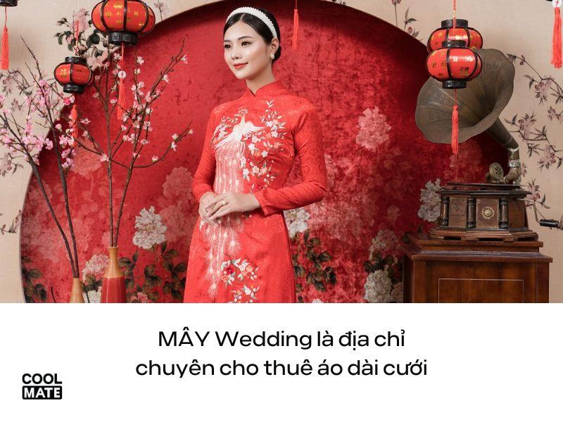 Áo dài cưới tại MÂY Wedding