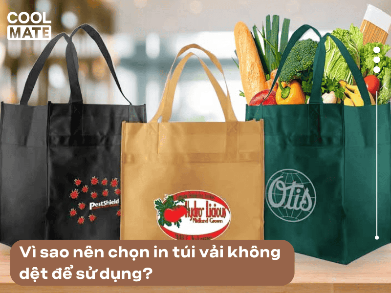 Túi vải không dệt in ấn đẹp mắt nâng cao nhận diện thương hiệu