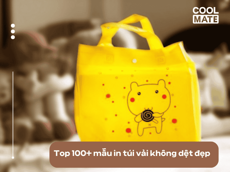 Mẫu túi vải không dệt có khóa kéo