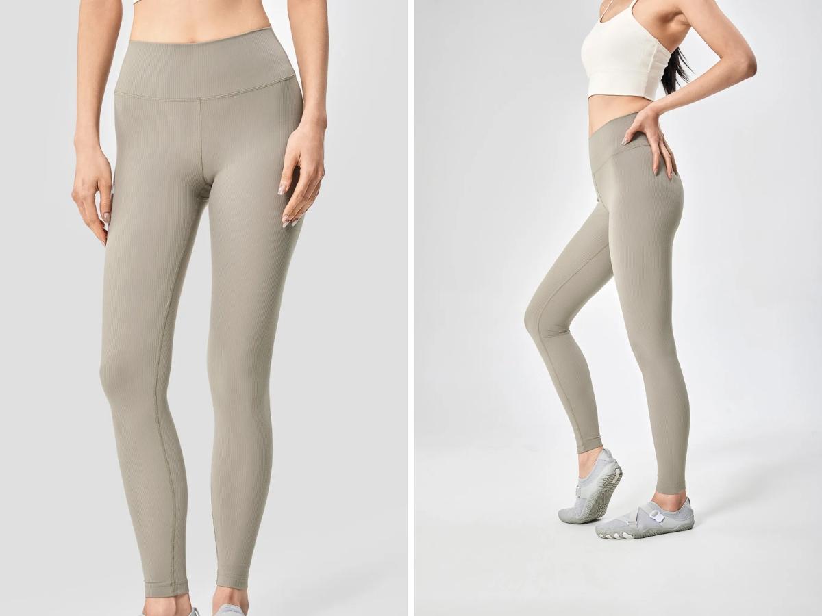 Quần legging tại Coolmate sở hữu thiết kế ôm sát, may từ chất liệu vải cao cấp, mềm mịn