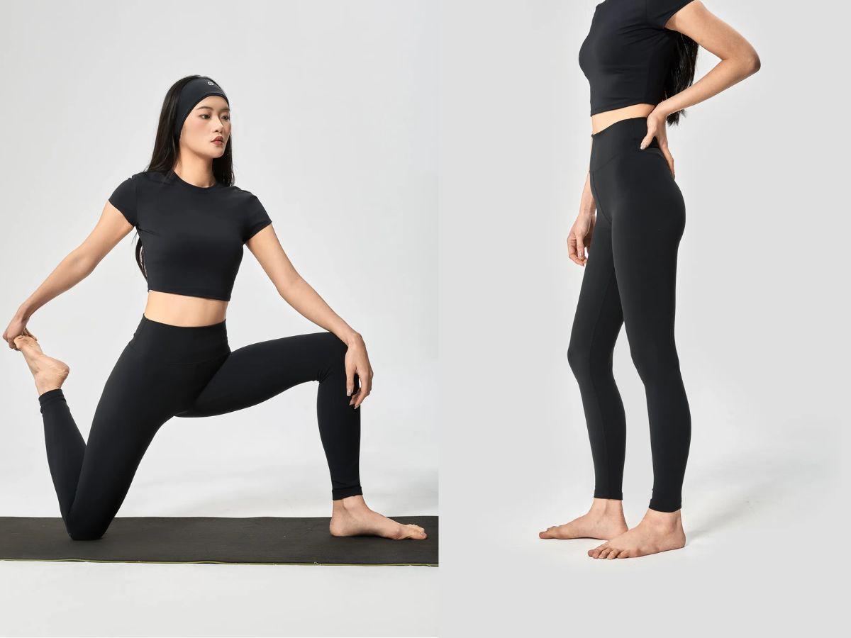 Áo Thun Thể Thao Phối Cùng Quần Legging Full Length