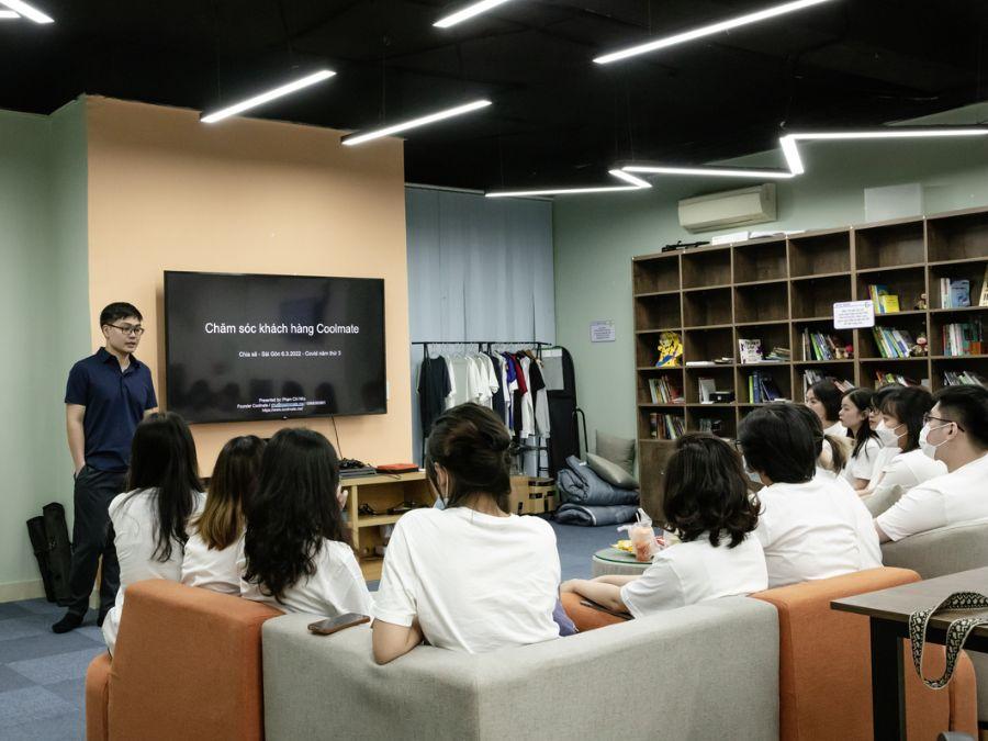 Coolmate mở văn phòng và kho ở chi nhánh Hồ Chí Minh.