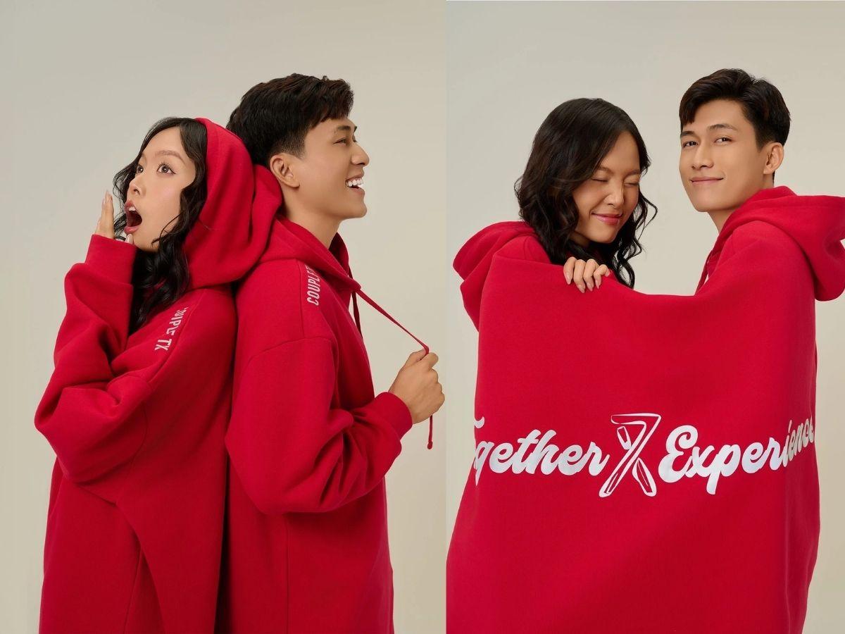 Áo khoác cặp hoodie - Đáng yêu, cute