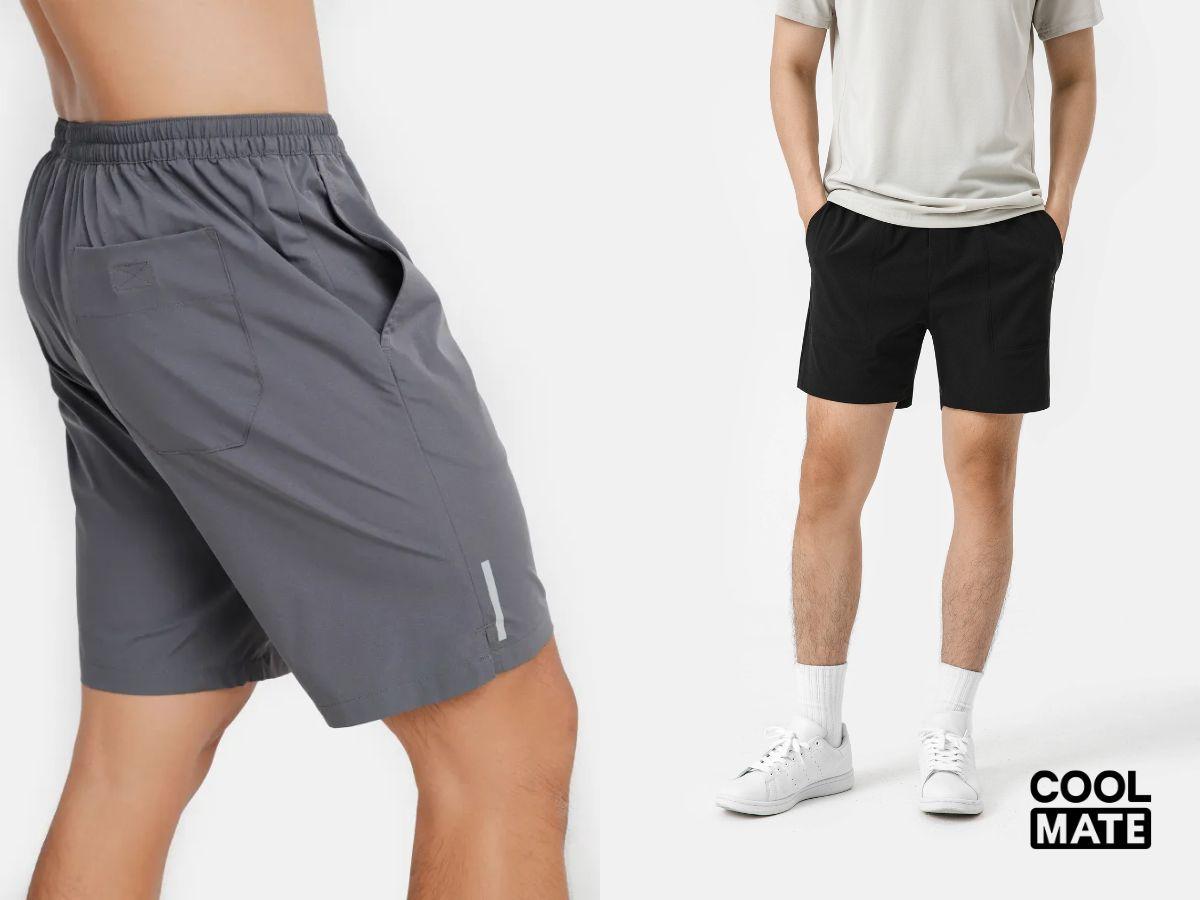 Quần short nam tại Coolmate có thiết kế đẹp mắt và dễ dàng mix & match