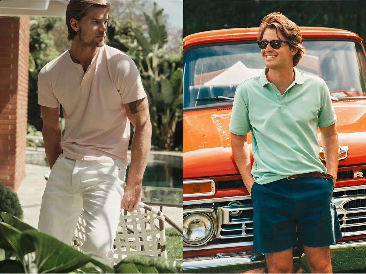  Các thiết kế áo henley nam