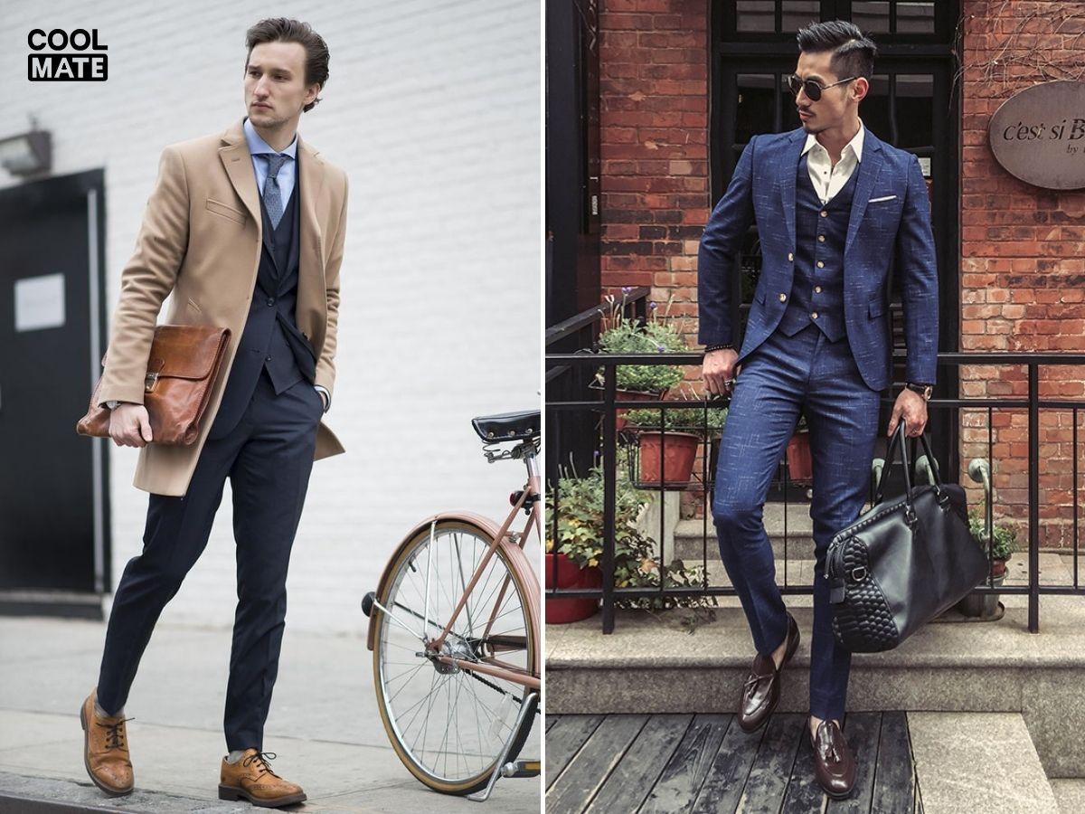 Phối vest với túi_ví