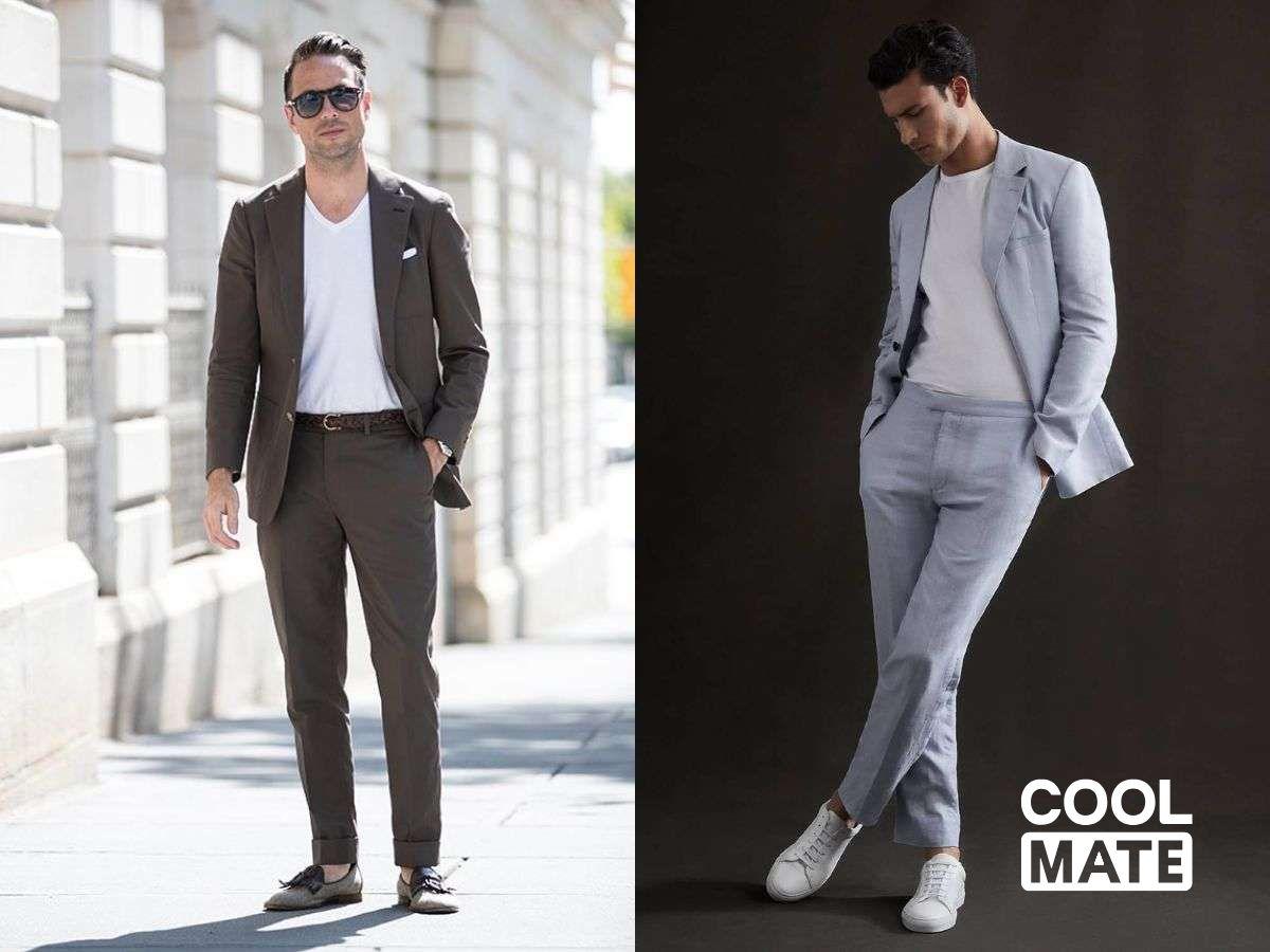 Phong cách áo phông và suit khá phổ biến trong giới nghệ thuật