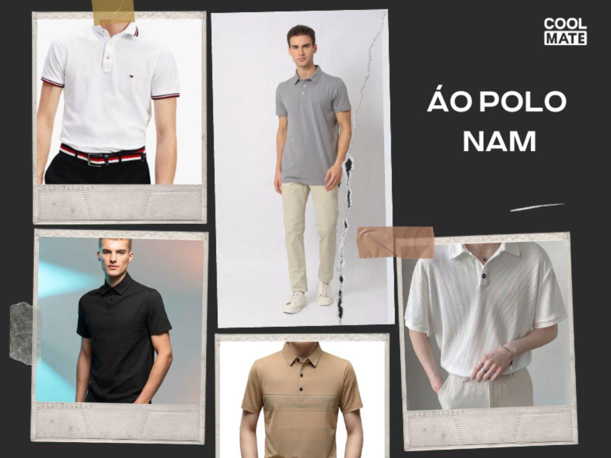 Áo polo cho nam giới dáng người cao - gầy