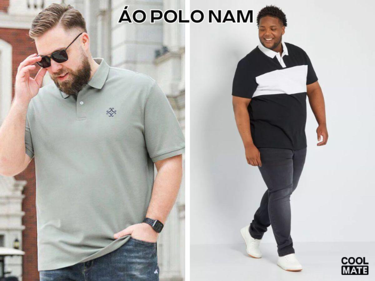 Áo polo cho nam giới dáng người cao - mập