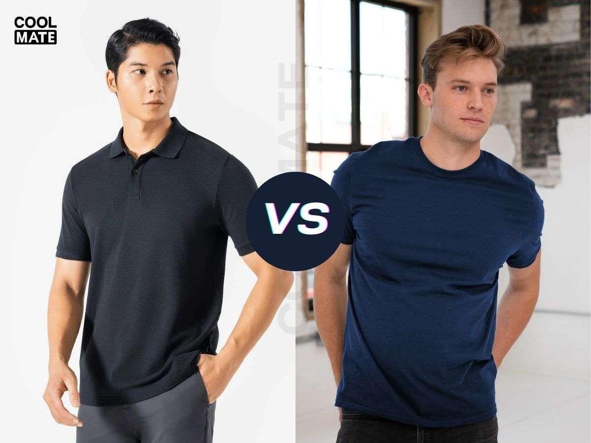 Áo polo có nhiều ưu điểm vượt trội so với áo thun nam