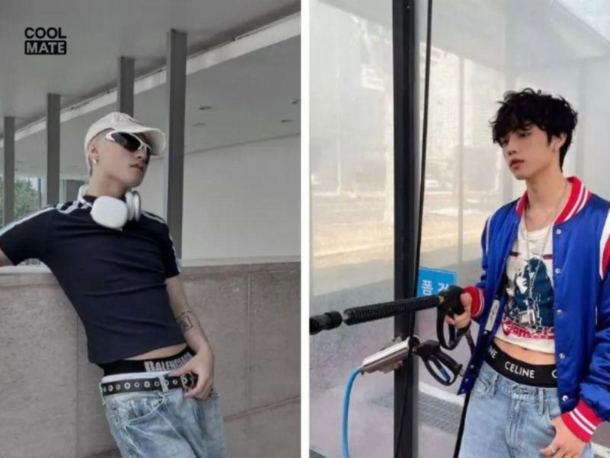 Áo thun nam croptop