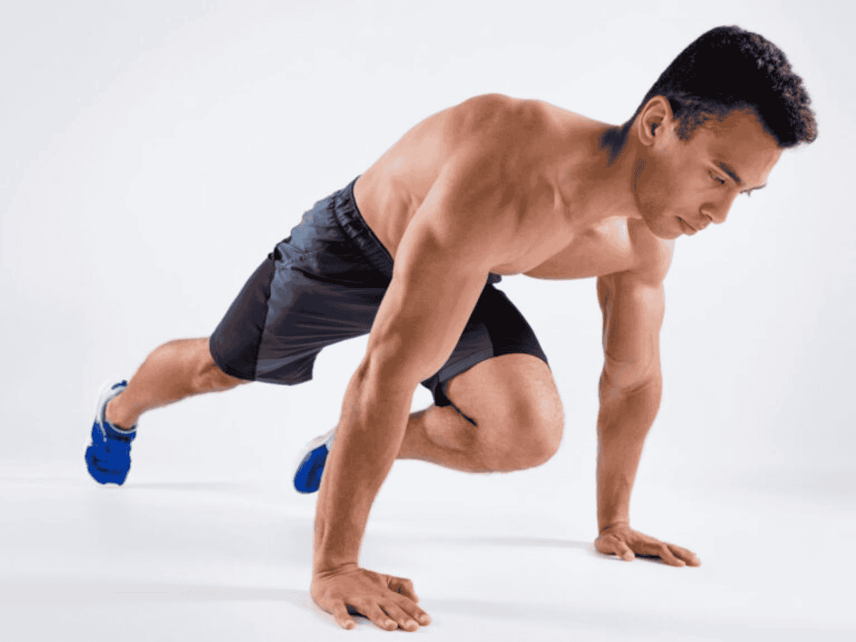 Bài tập leo núi chéo chân Cross Mountain Climbers 