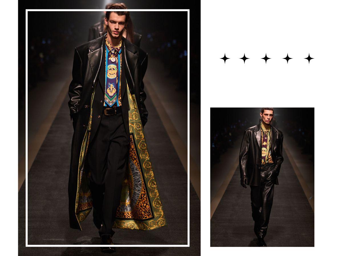 Chất liệu, họa tiết, hình khối của BST Thu Đông Versace 2025 vô cùng khác biệt