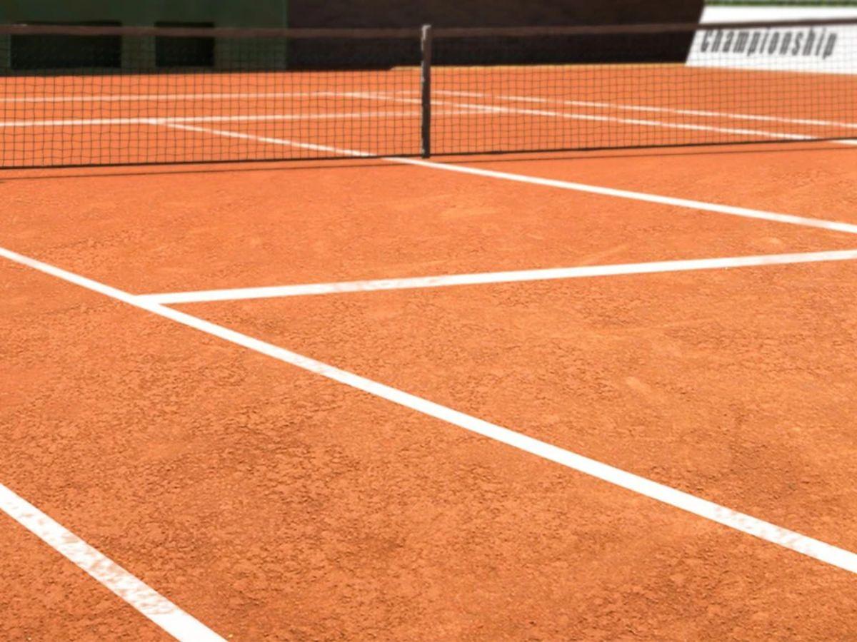 Sân tennis mặt đất nện