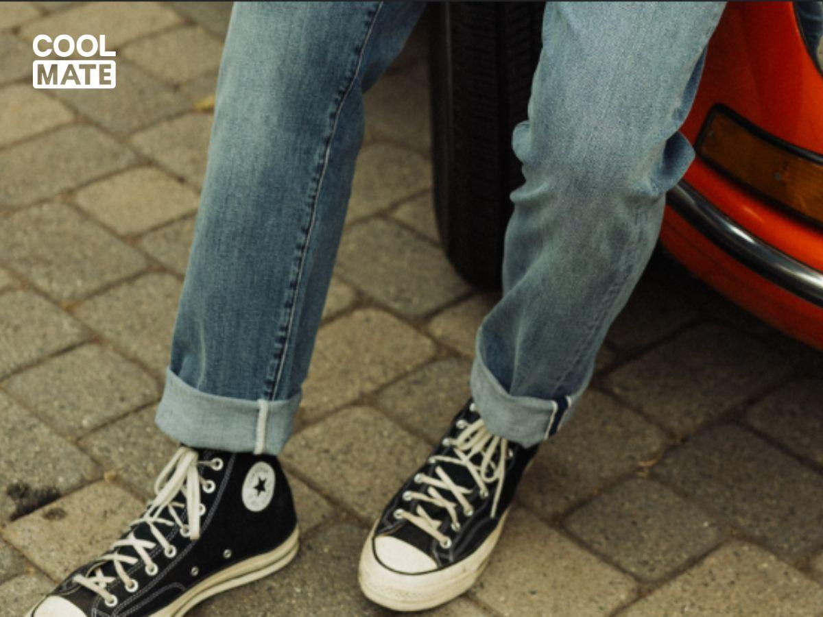 Kiểu xắn gấu quần cơ bản là lựa chọn không bao giờ lỗi mốt