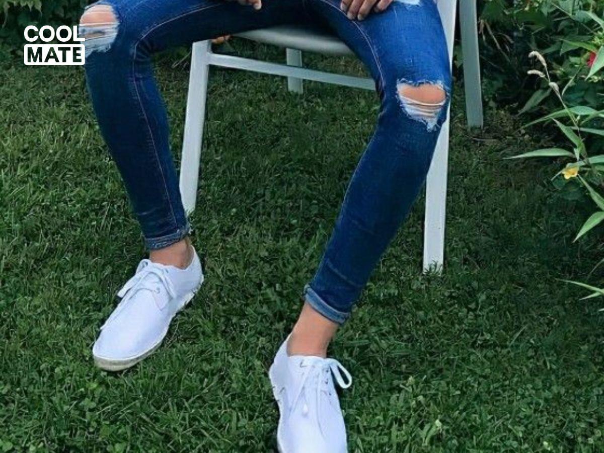 Cách xắn ống quần dành cho quần skinny jean