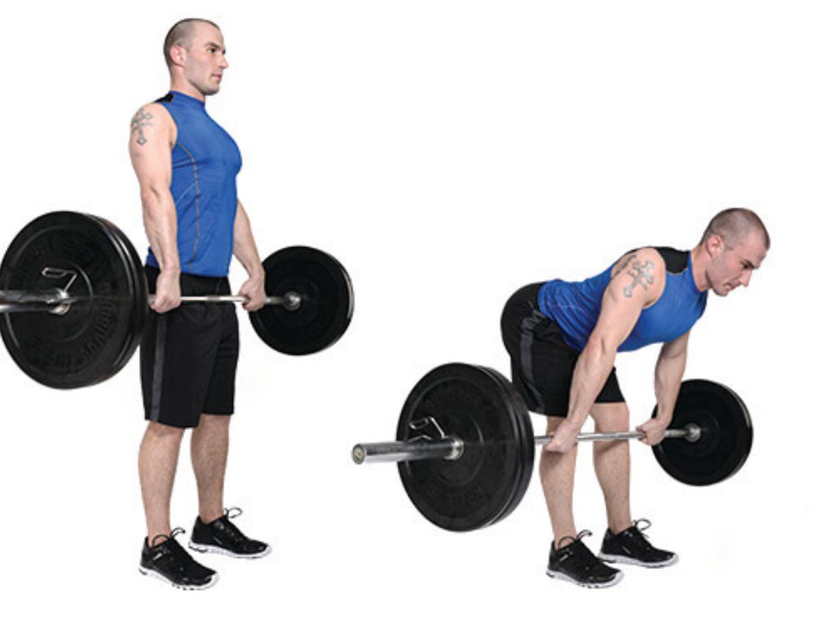 Romanian Deadlift thuộc top bài tập hiệu quả khi có tác động lớn ở phần bắp chân, đùi, mông