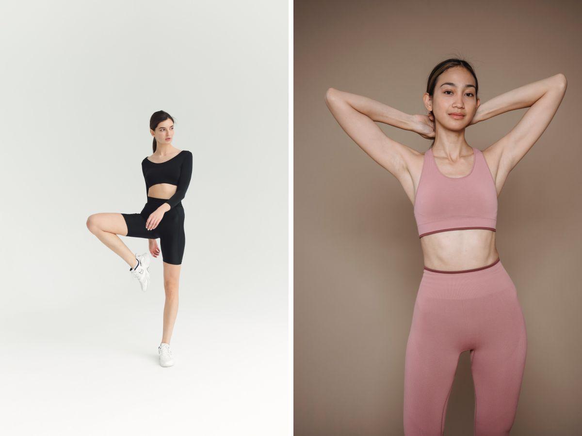 Dáng người đồng hồ cát dễ chọn trang phục activewear