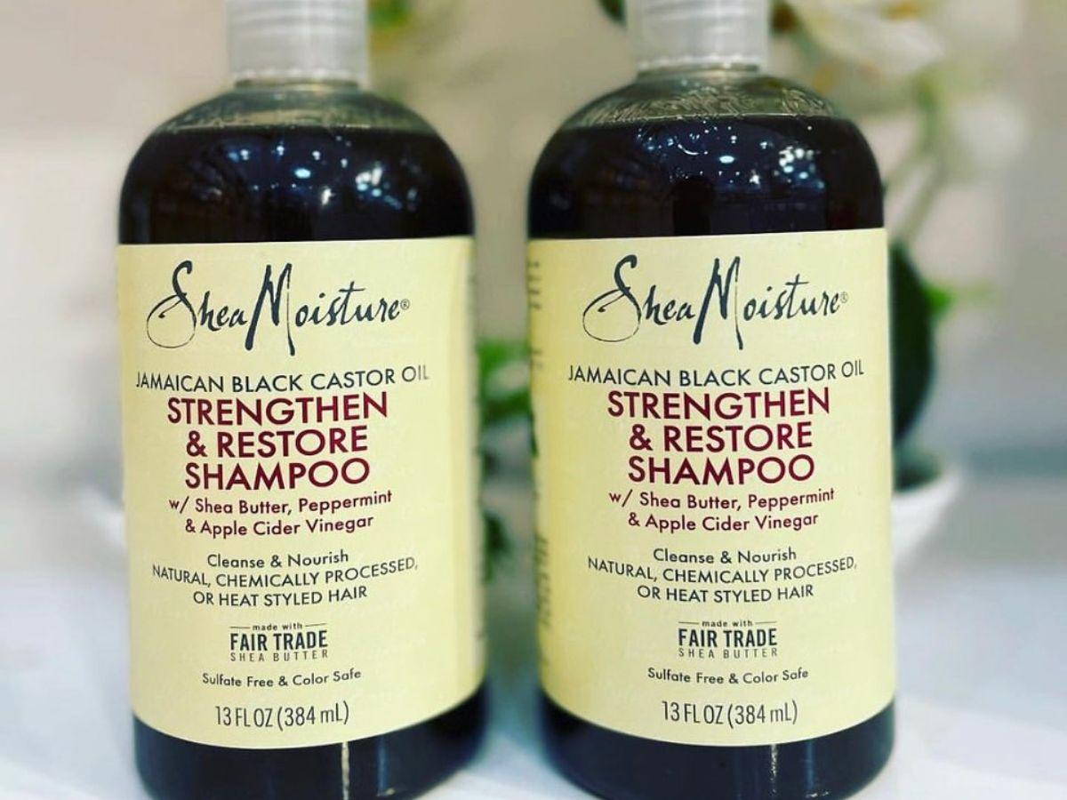  Shea Moisture Jamaican Black castor oil là loại dầu gội không chứa silicon và sulfate
