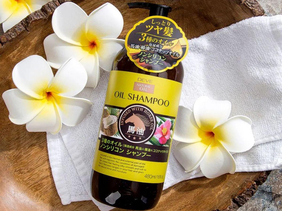  Dầu gội DEVE Oil Shampoo chiết xuất dầu ngựa, dầu dừa và dầu hoa trà