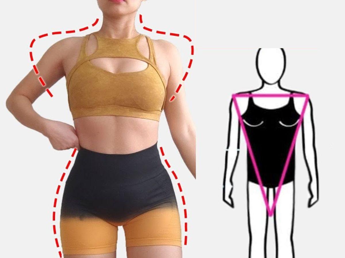 Giảm sự thô cứng ở phần vai cho dáng tam giác ngược