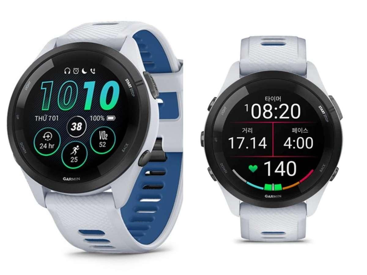 Đồng hồ chạy bộ GPS Garmin Forerunner 265 Music gọn nhẹ, linh hoạt 
