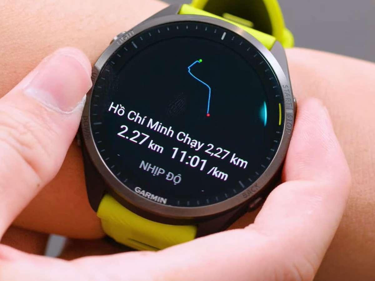 Đồng hồ chạy bộ GPS Garmin Forerunner 965 cao cấp, pin khủng 