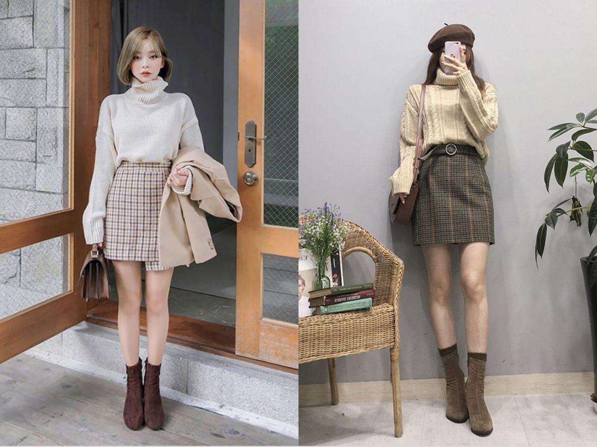 Set đồ vừa cổ điển, vừa ấm áp, phù hợp cho những ngày se lạnh
