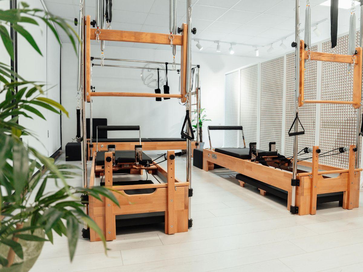 Giường tập Reformer có tháp