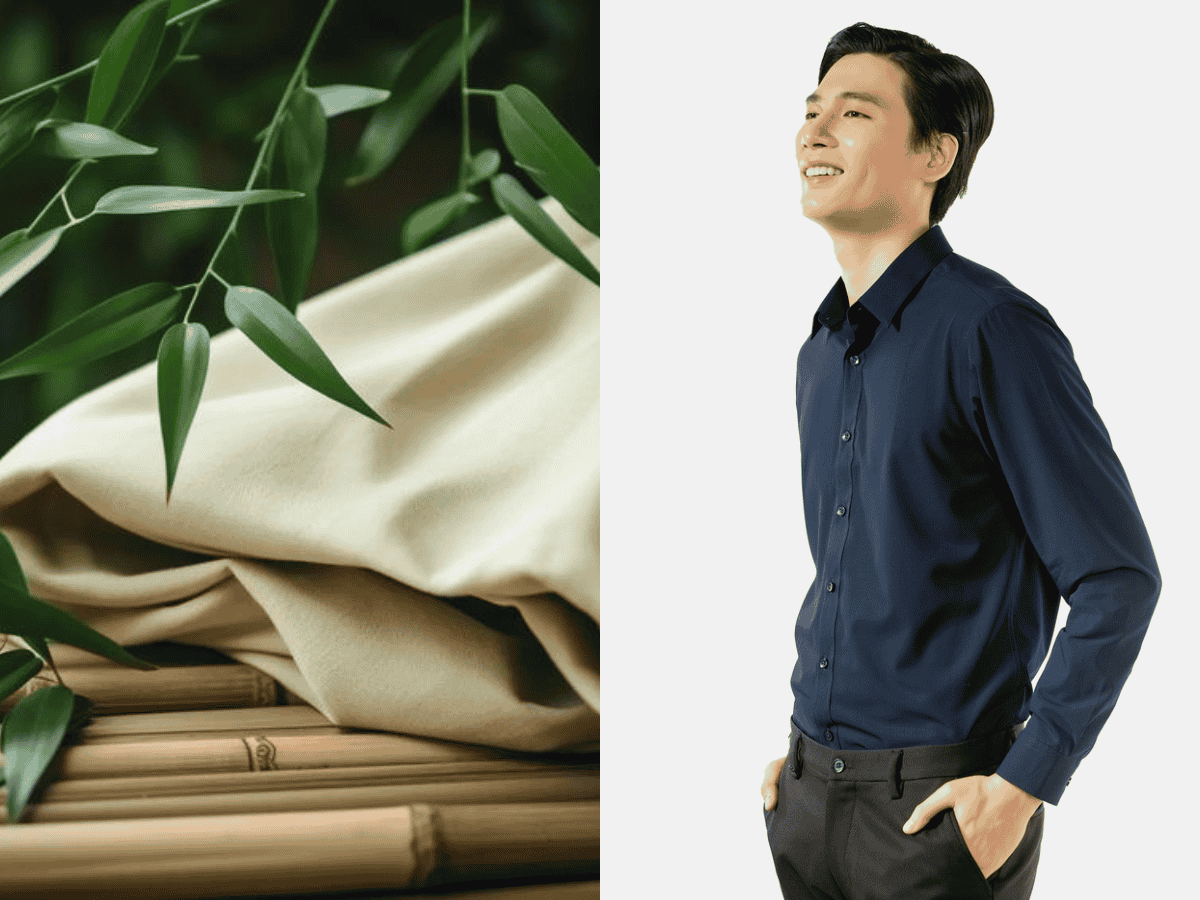 Vải sợi bamboo là một chất liệu may áo sơ mi nam cao cấp