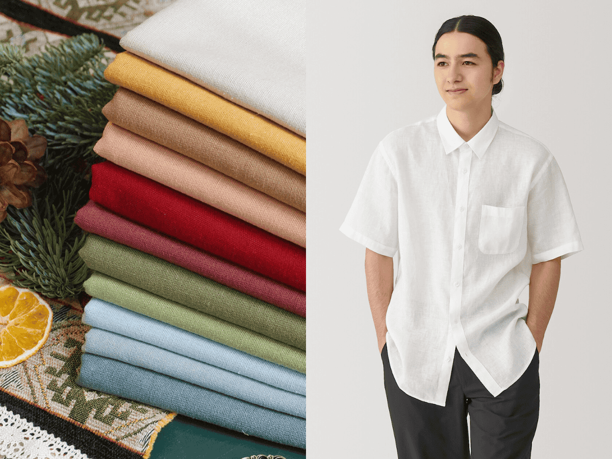 Vải may áo sơ mi - Linen