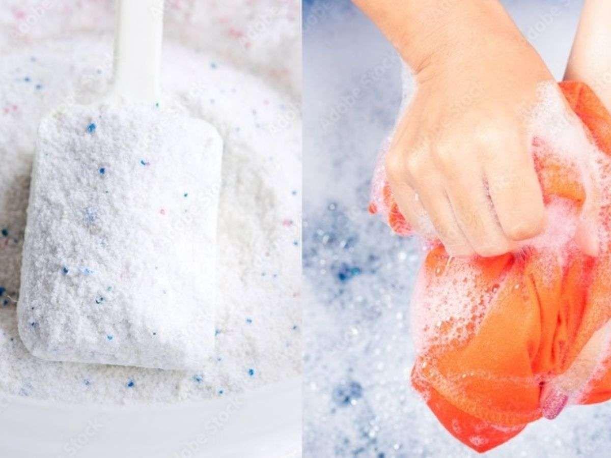Nên hòa tan bột giặt trước khi tiến hành giặt