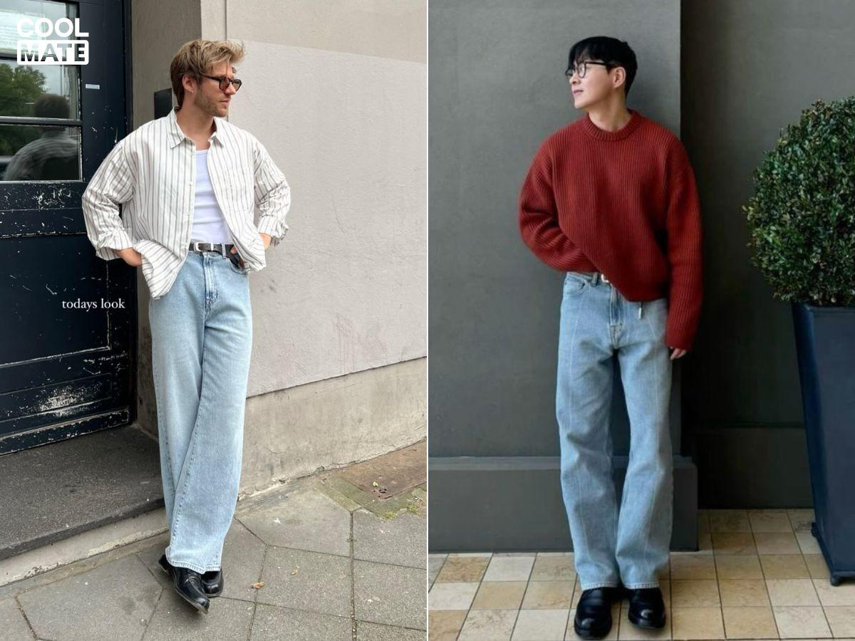 Phối cùng áo sơ mi trắng, áo oxford hoặc áo len cổ lọ trong những ngày se lạnh sẽ giúp bộ trang phục trở nên chỉn chu hơn mà không quá cứng nhắc