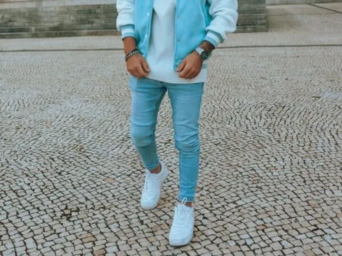 cách phối quần jean với giày adidas cho nam