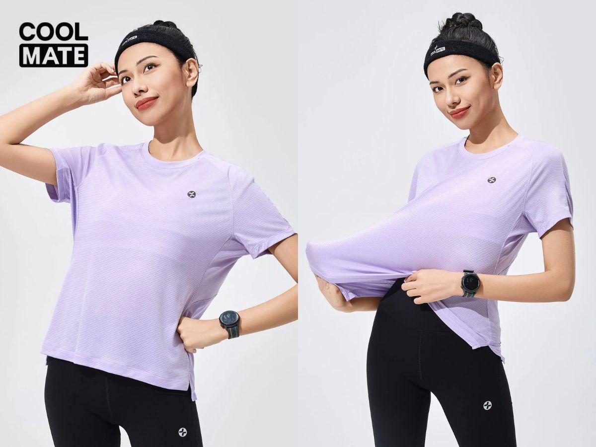 Công nghệ wicking và fast dry giúp vải nhanh chóng khô ráo