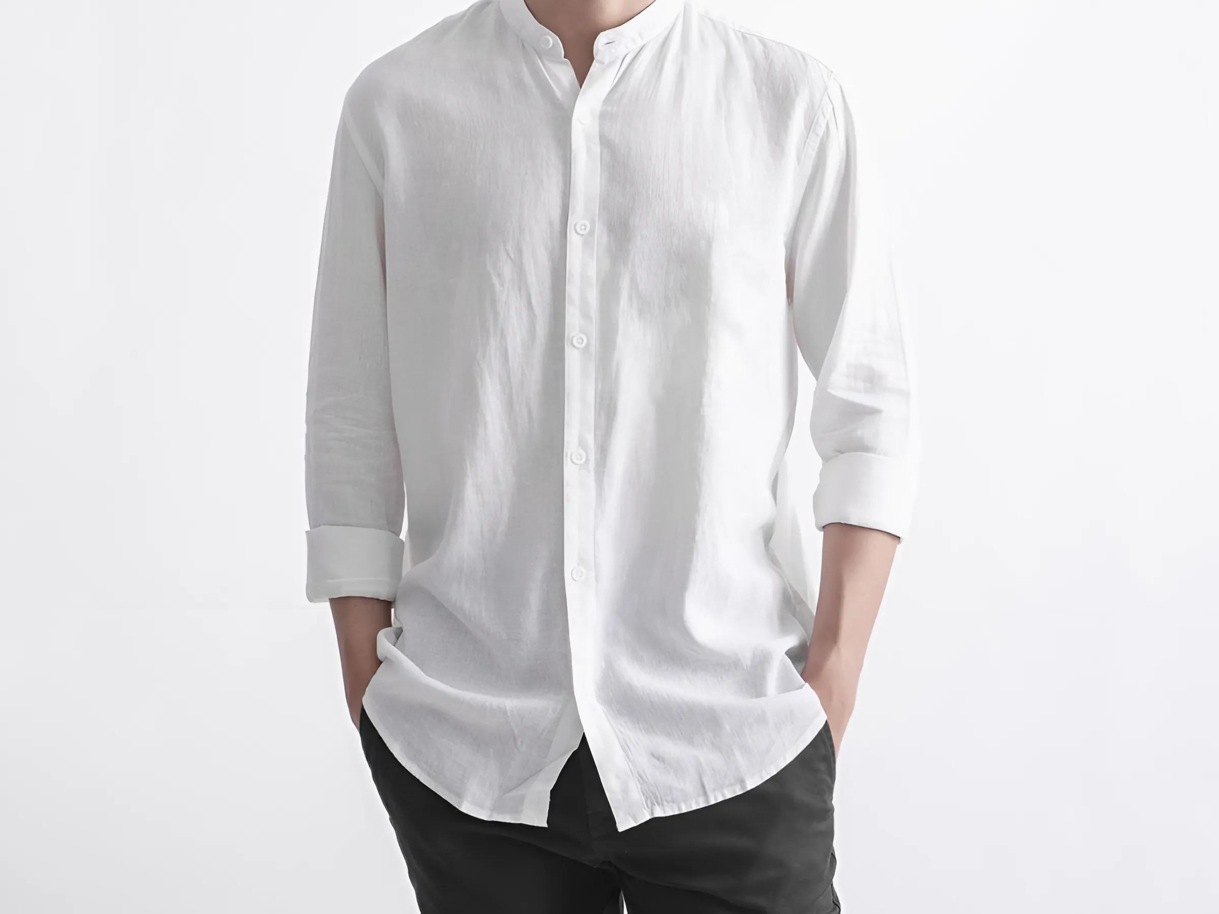 Áo sơ mi Linen mềm mại, thoáng khí cho mùa hè