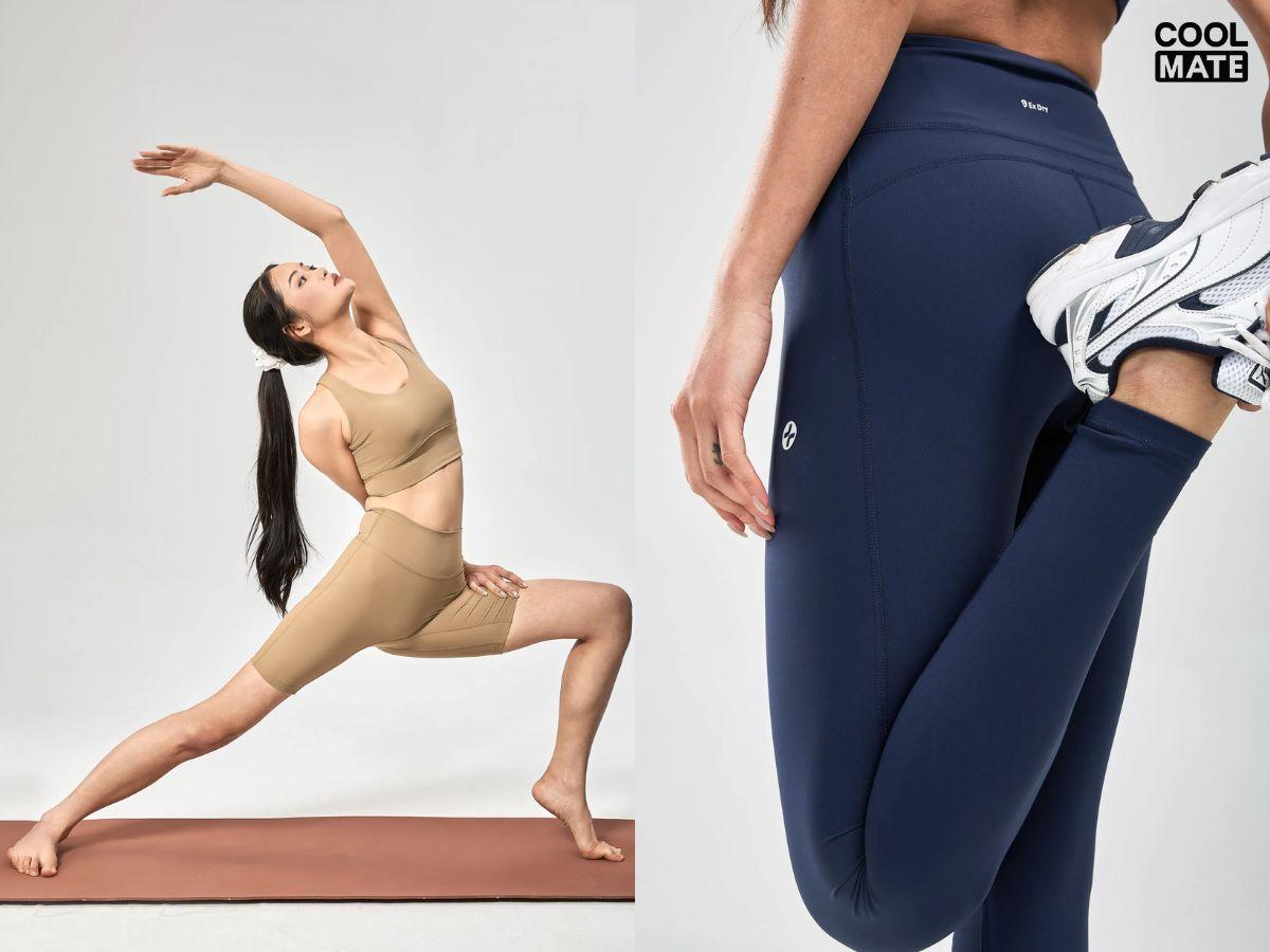 Ưu tiên chọn quận có chất liệu co giãn và thấm hút mồ hôi