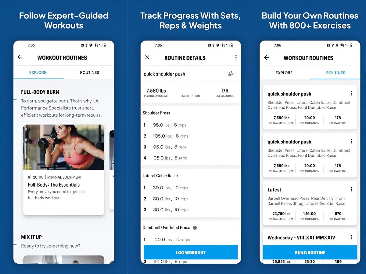 Ứng dụng Map My Fitness Workout Trainer