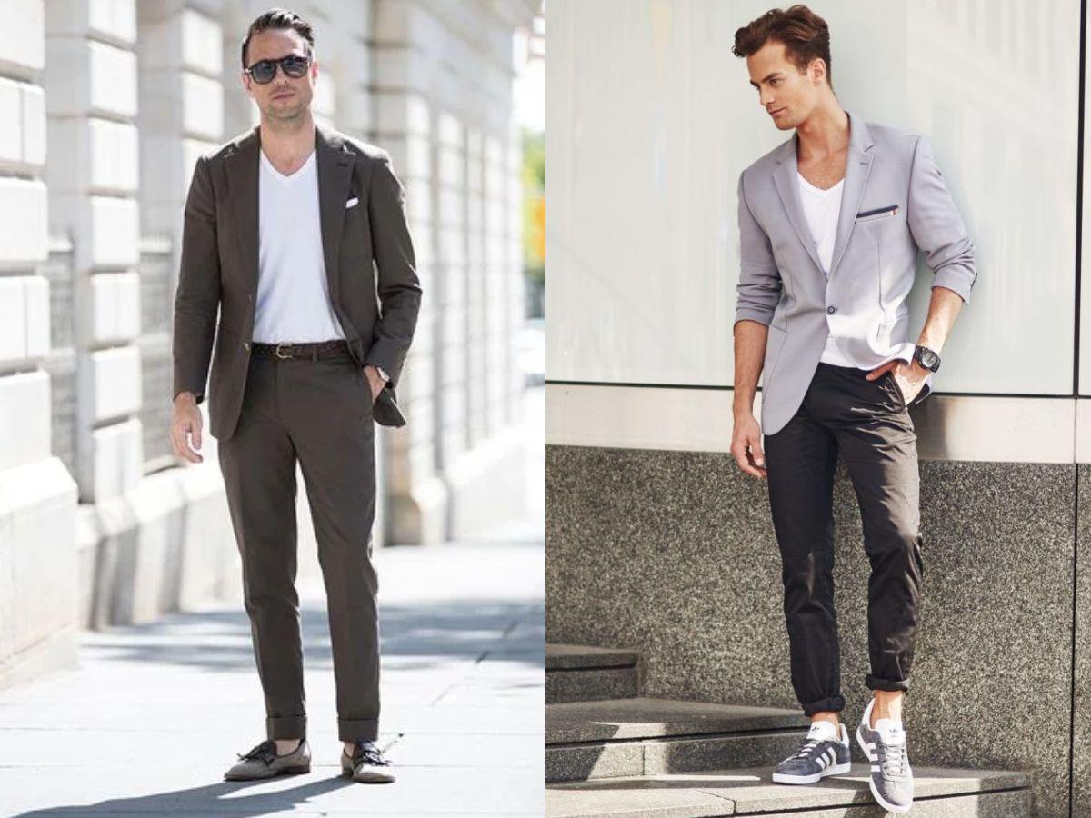 Phối áo pull nam với áo vest lịch lãm lịch lãm