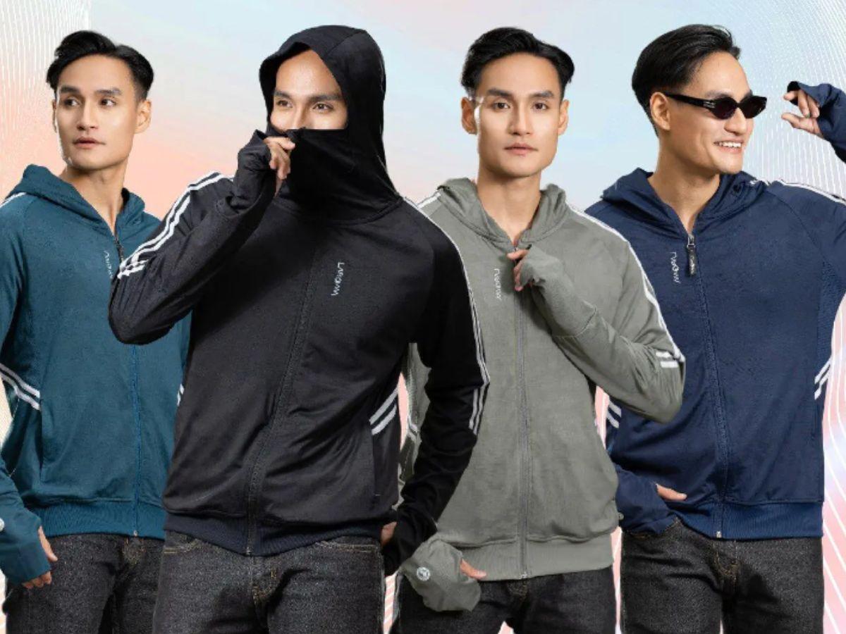 Áo chống nắng Laroma là sản phẩm được thiết kế từ chất liệu vải làm mát không khí
