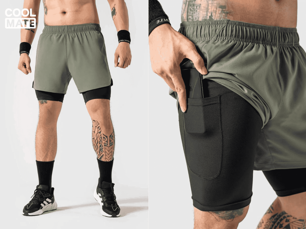 Quần short 2 lớp