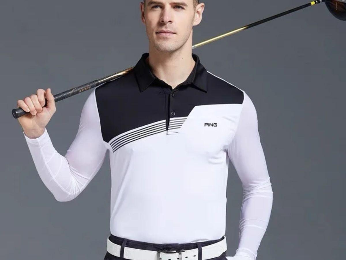 Áo polo cổ là lựa chọn phổ biến và phù hợp nhất khi chơi golf