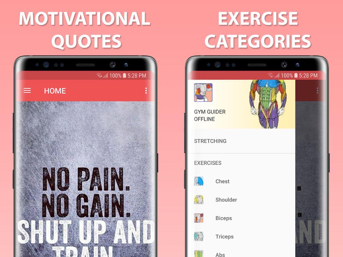 Ứng dụng Gym Guide - Offline